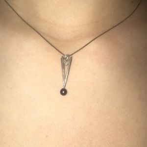 purple pendant necklace